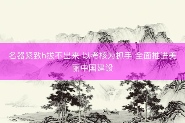 名器紧致h拔不出来 以考核为抓手 全面推进美丽中国建设